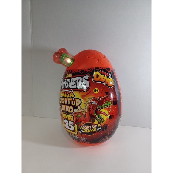Zuru Smashers Mega Light Up Dino Epic Egg Over  25 Surprises Series 4 - Picture 4 of 7